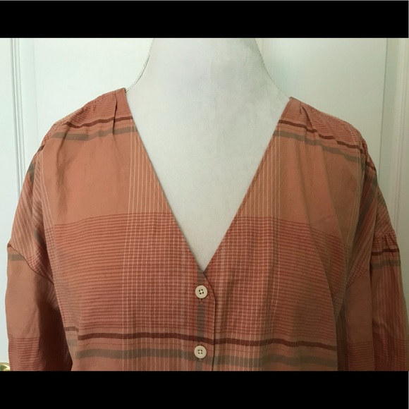 Madewell Plaid Button Down Top - Picture 6 of 8